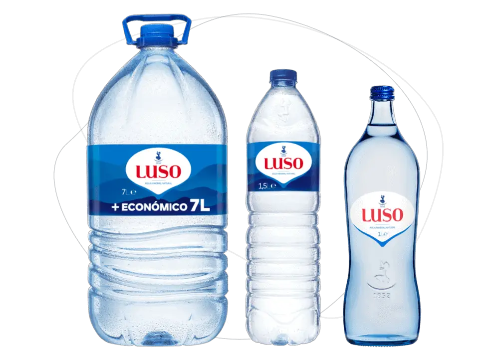 bottled water Luso Portugal