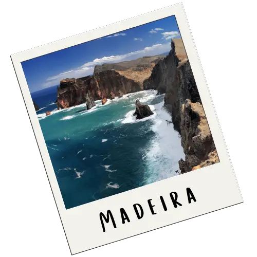 Polaroid Photo of Madeira Island Portugal