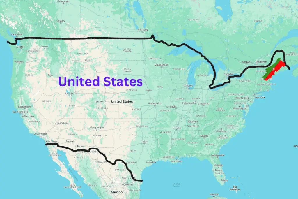 Portugal size compared to United States