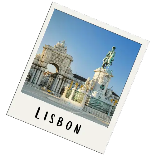 Polaroid Photo of Lisbon, Praca Do Commercio