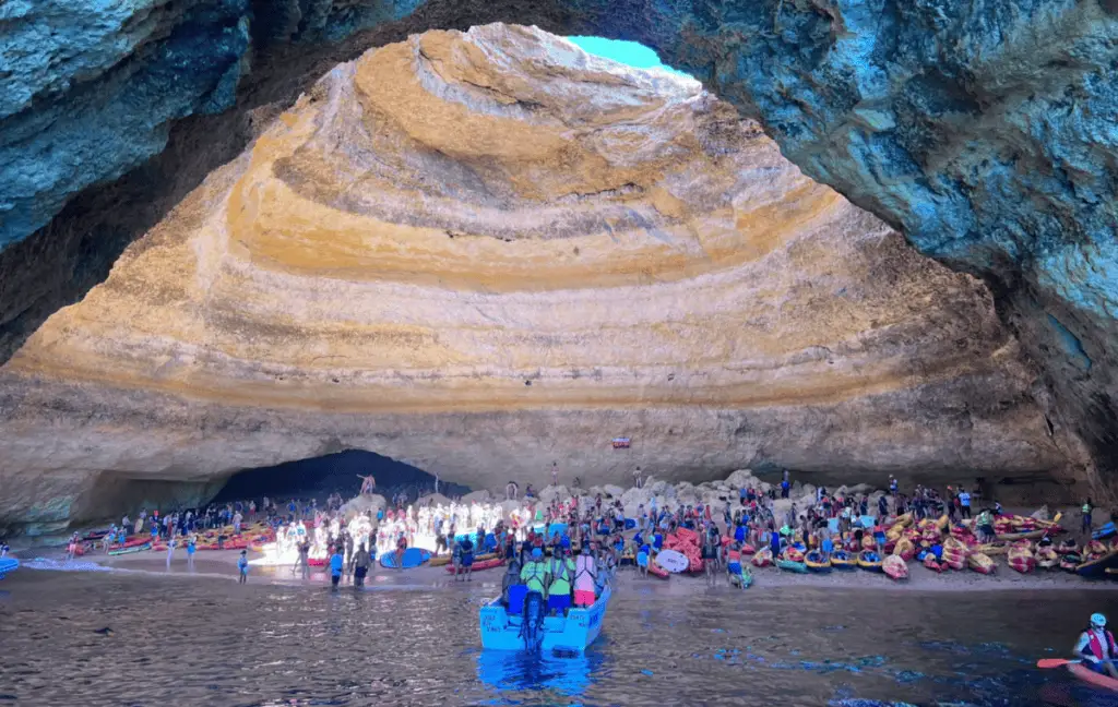 Benagil Cave Overcrowded
