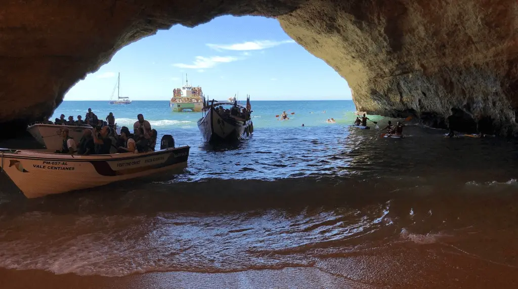 Mixed Watercraft Benagil Cave